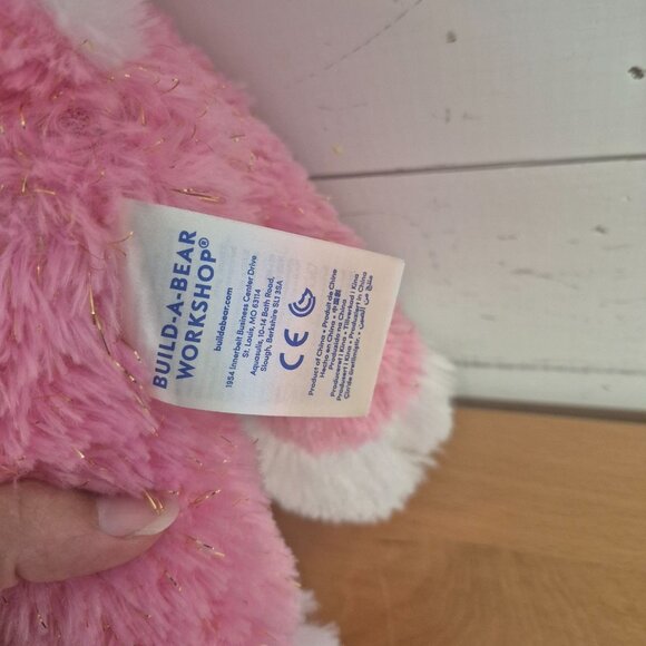 Build-A-Bear Workshop Twinkle Sparkle Pink Plush Reindeer 14" Plush - Picture 7 of 9